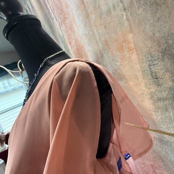 ๐Celebrate DB Studio Flutter Sleeve Formal - Bridesmaid - Prom Maxi Dress - Picture 4 of 15